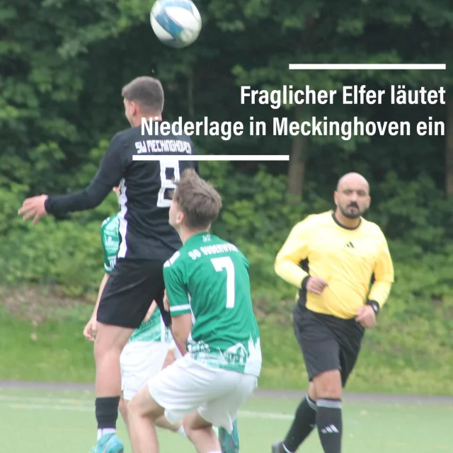 #meisterschaft #senioren #auswärtspleiten #wirsindsurk

Mit Applaus wurden unsere Jungs heute bei @swmeckinghoven verabschiedet 👏👏👏 Und das obwohl der leider ziemlich überforderte Schiri gerade 20 Min nach Ende der regulären Spielzeit die Partie mit einem 3:1 (1:1) für die Gastgeber abpfiff 🥺

Die wohl spielentscheidende Szene gab es direkt nach Wiederanpfiff, als es einen mehr als schmeichelhaften Elfmeter für die Gastgeber gab - es ist wirklich schade mit so einem fragwürdigen Pfiff in das Titelrennen in der Kreisliga einzugreifen 😔 Den Gastgebern war es egal - sie verwandelten den Elfer sicher zum 2:1. 

Damit rannten unsere Jungs schon wieder einem Rückstand hinterher - ähnlich wie schon nach dem frühen 0:1 nach einem Fehlpass im Aufbau 🤨 Nach anfänglichen Schwierigkeiten fingen sich unsere Jungs und erarbeiteten sich die ersten Chancen, es brauchte aber einen abgefälschten Freistoß von @rene_v99 um das Spiel nach 30 min auszugleichen ⚽️

Und René hatte auch kurz nach dem 2:1 die beste Chance zum schnellen 2:2-Ausgleich, doch sein Schuss wurde noch abgeblockt. 🤨

Danach beherrschten Hektik und Nickligkeiten die Partie und unsere Jungs beschäftigen sich leider zu sehr mit dem Umfeld und dem Schiri 🤔

Die Gastgeber verteidigten kompakt und konterten gefährlich - so auch nach gut 65 Min zum 3:1-Endstand. 

Am Emde fehlten natürlich einige wichtige Spieler verletzt, gesperrt oder urlaubsbedingt - dennoch versuchten alle auf dem Platz alles 💚🤍💪

Jetzt gehts erstmal darum im letzten Heimspiel den 2. Platz gegen den direkten Konkurrenten Waltrop zu verteidigen 🙏

Unsere Zweite trat ebenfalls ersatzgeschwächt bei der SpVgg Erkenschwick II an und unterlag am Ende leider mit 5:0 (4:0). Die Erkenschwicker gingen früh in Führung und legten schon nach 20 Min das 2:0 nach. Mit dem 3:0 machten die Gastgeber nach einer halben Stunde schon fast alles klar und mit dem 4:0 noch vor der Pause war das Spiel endgültig entschieden. Nach gut einer Stunde erzielte Erkenschwick noch den 5:0-Endstand 😔

Aber Jungs jetzt heißt es Krone richten und an Pfingstmontag nochmal alles reinhauen 💪⚽️